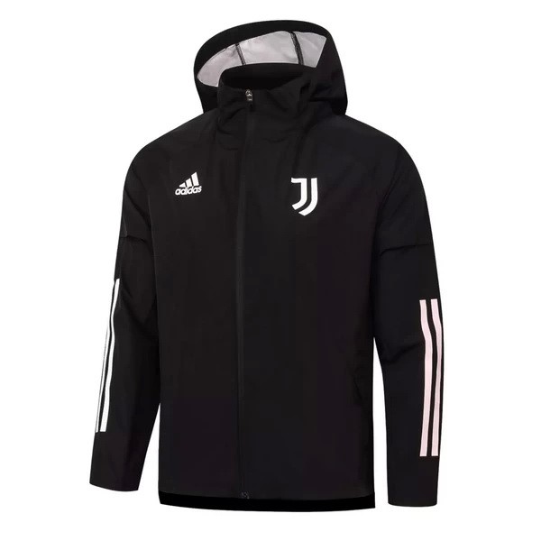 Rompevientos Juventus 2020-21 Negro Blanco